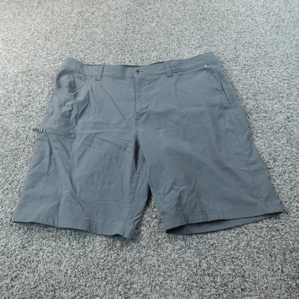 Eddie Bauer Shorts Mens‎ 40 Gray Cargo Outdoor Hiking Performance Tech Stretch